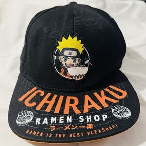 Naruto ICHIRAKU Ramen Shop Ball Cap Adjustable Hat Snapback Size Adult/Teens